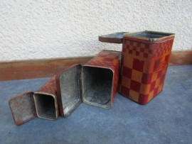 Set antieke Franse blikken