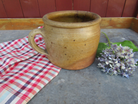 Antieke Franse aardewerk pot
