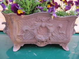 Antique French cast-iron planter