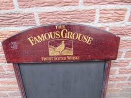 Brocante krijtbord "Famous Grouse"