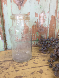 Old Glass Mustard Glass