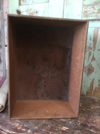 Oude houten kist