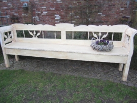Brocante wood (garden) bench