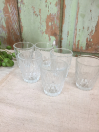 Brocante borrelglaasjes in set van 12