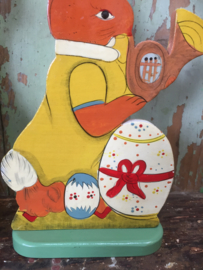 Brocante houten paashaas