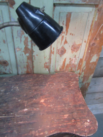 Oude zwarte lamp