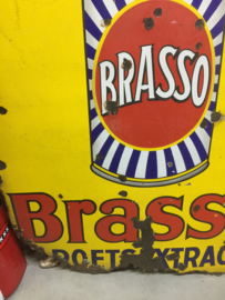 Big old enamel sign