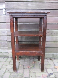 Leuk brocante houten tafeltje