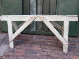 Brocante lage schragen set mintgroen