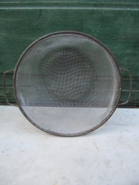 Nice old metal sieve with two ears