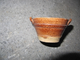 Brocante mosterd potje
