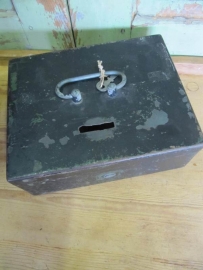 Old metal moneybox