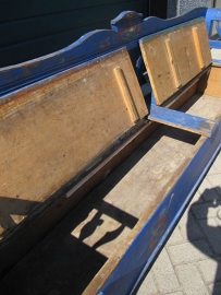 Old boxed bench
