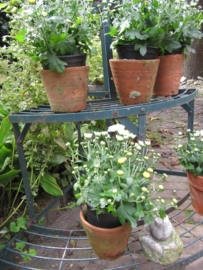 Brocante metalen etagère