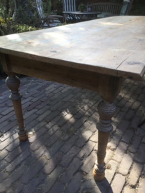 Brocante houten grote tafel