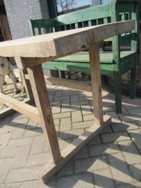 Oude stoere (slagers) tafel