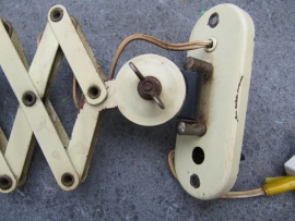 Metalen lees-schaarlampje