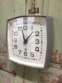 Retro clock gray