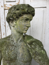Old concrete statue very beautiful patiné