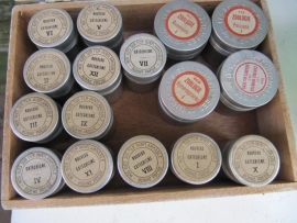 Brocante old 38mm films biology 4 pieces