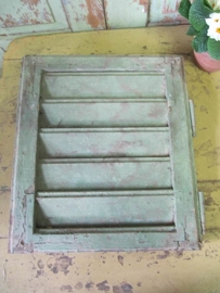 Old small shutter green