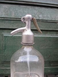Mooie spuitfles in blank glas met tekst