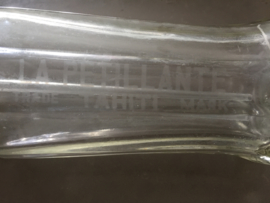 Antieke spuitfles helder glas