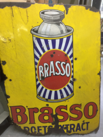 Big old enamel sign