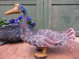 Brocante houten Pauw