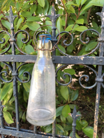 Antieke glazen fles