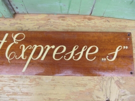 Scheepsnaambord " Target Expresse"