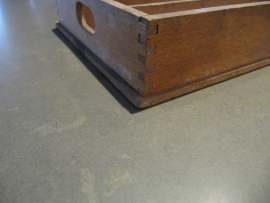 Brocante  houten buro (lade) bakje