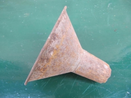 Old French funnel made of zinc