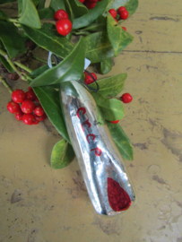 Oude kerstboomdecoratie raket