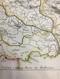 Oude kaart van Vlaanderen