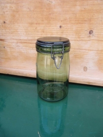 French inmaakpot of 'L Ideal in beautiful green 1 liter