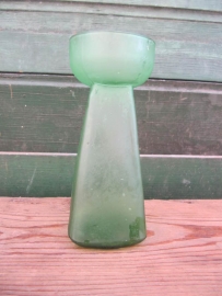 Old angular hyacinth vase