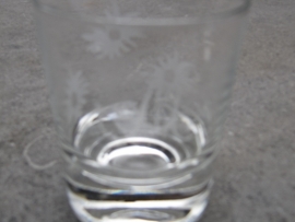 Whiskey glasses engraved with initials R or M