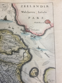 Oude kaart van Vlaanderen