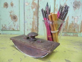 Nice old antique wooden ink rub