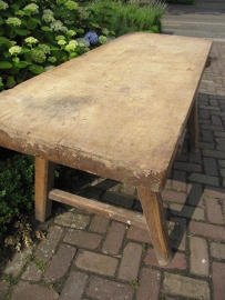 Oude slagerstafel