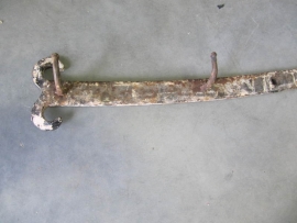 Wrought iron coat rack with 11 hooks
