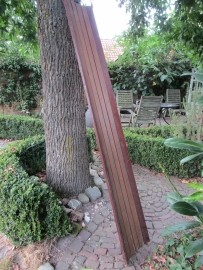 Vintage houten glijbaan