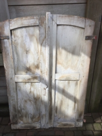 Set of two antique shutters