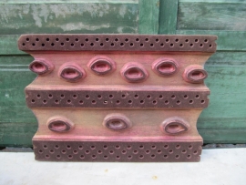 Old wooden textile stamp