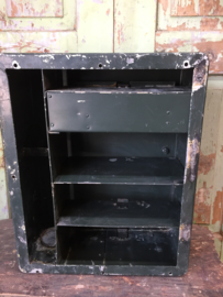 Oud aluminium kastje