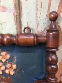 Antieke houten brievenhouder
