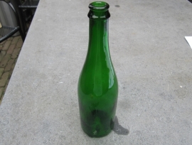 Old green bottle.