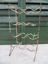 Brocante wine rack metal