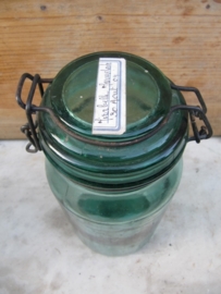 Oude Franse beugel inmaakpot van Durfor 1,5 liter